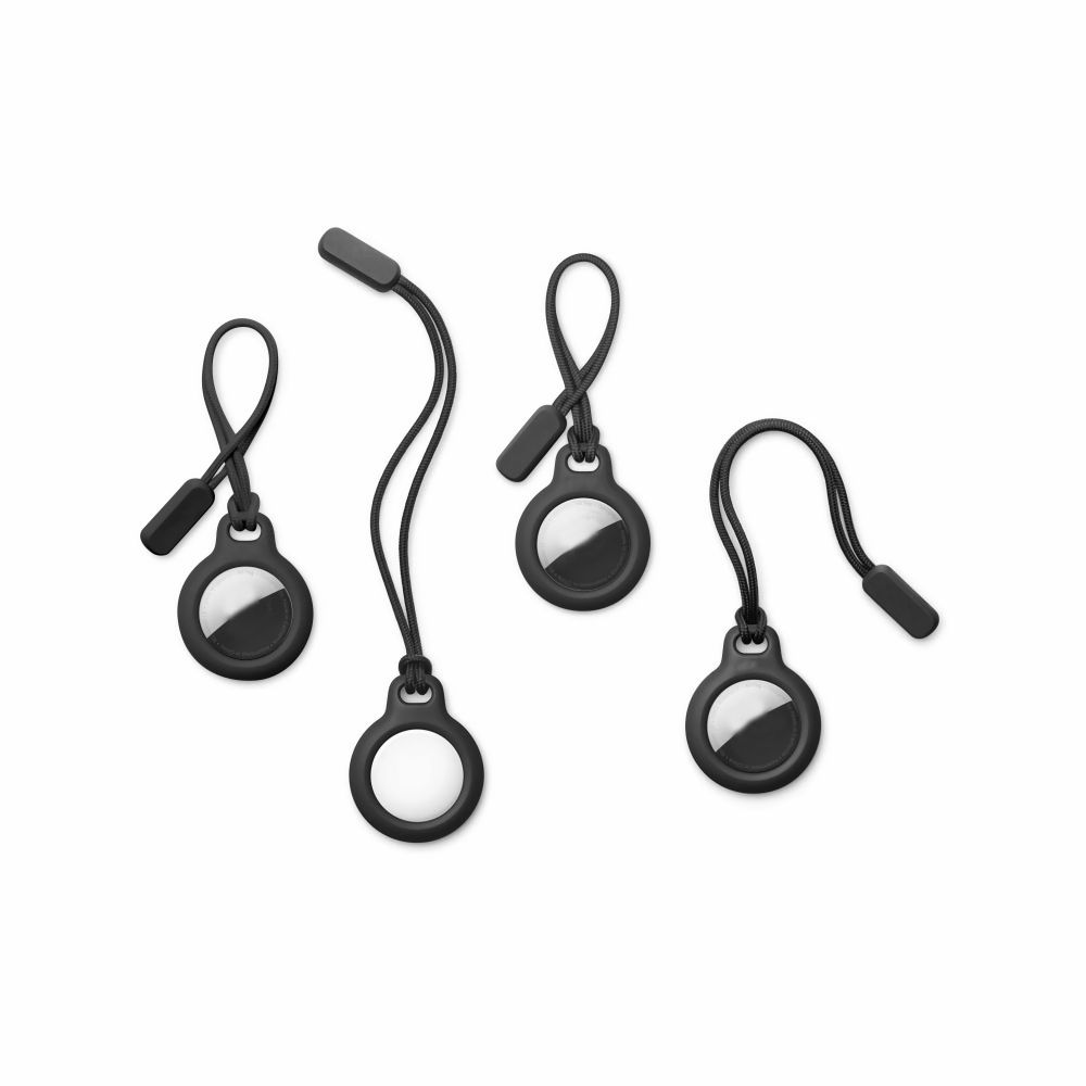 Tech-Protect Tech-Protect Apple AirTag 2/1 2-PACK Hållare Rough Chain Svart