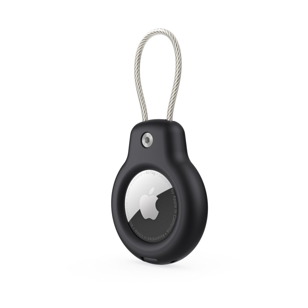 Tech-Protect Tech-Protect Apple AirTag 2/1 2-PACK Hållare Rough Vein Svart