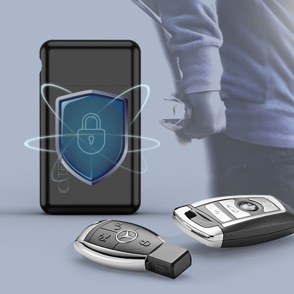 Tech-Protect Tech-Protect RFID Signalblockernade Fodral Metall Svart