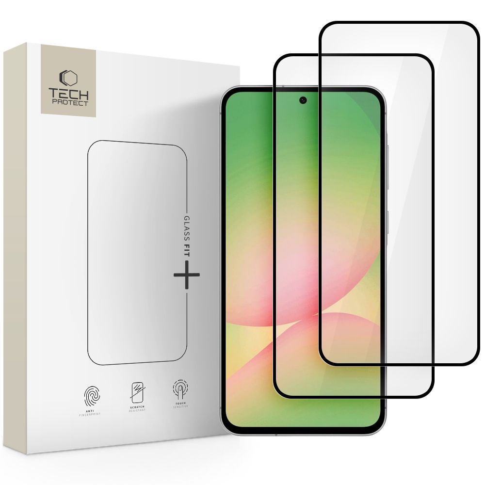 Tech-Protect Tech-Protect Galaxy A36/A56 5G 2-PACK Skärmskydd Glass Fit+