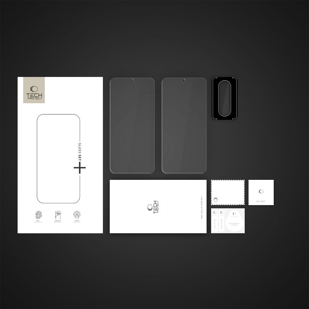 Tech-Protect Tech-Protect Galaxy A36 / A56 5G 3-PACK Skärmskydd/Linsskydd
