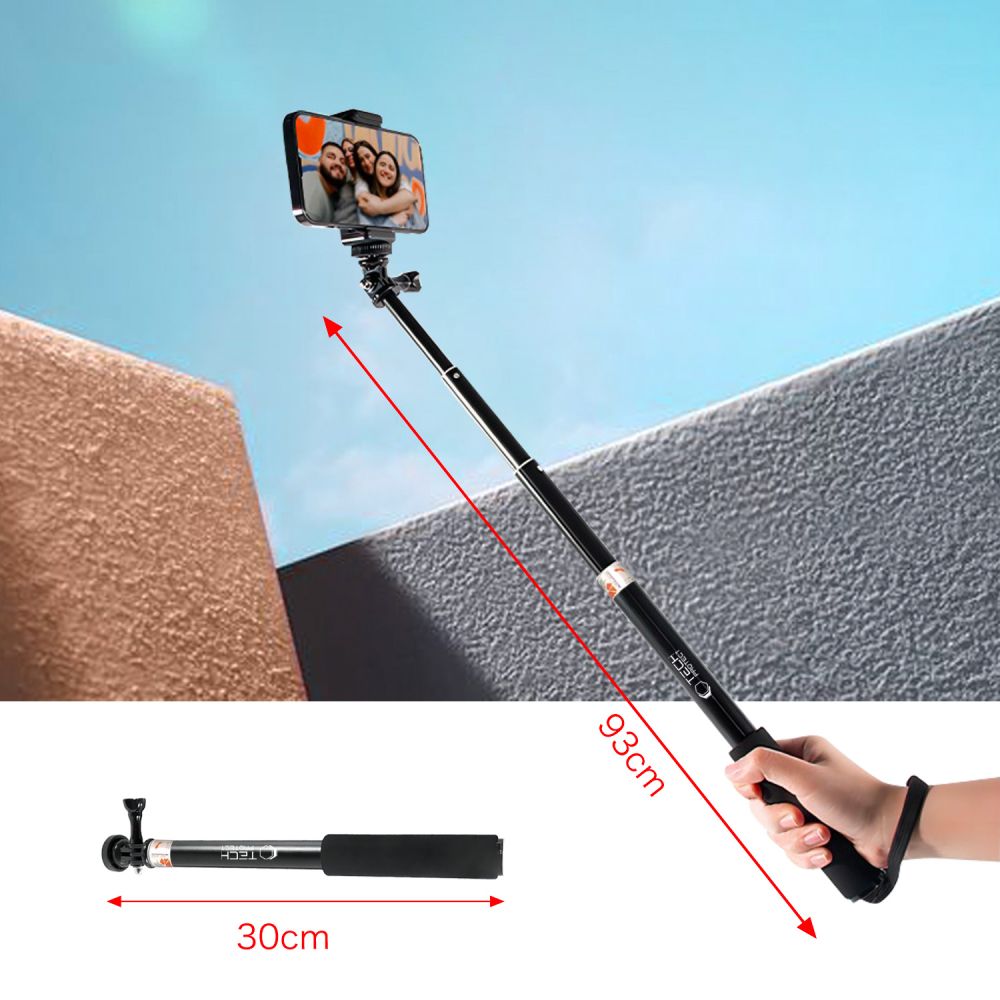 Tech-Protect Tech-Protect Selfiestick För GoPro / DJI Svart