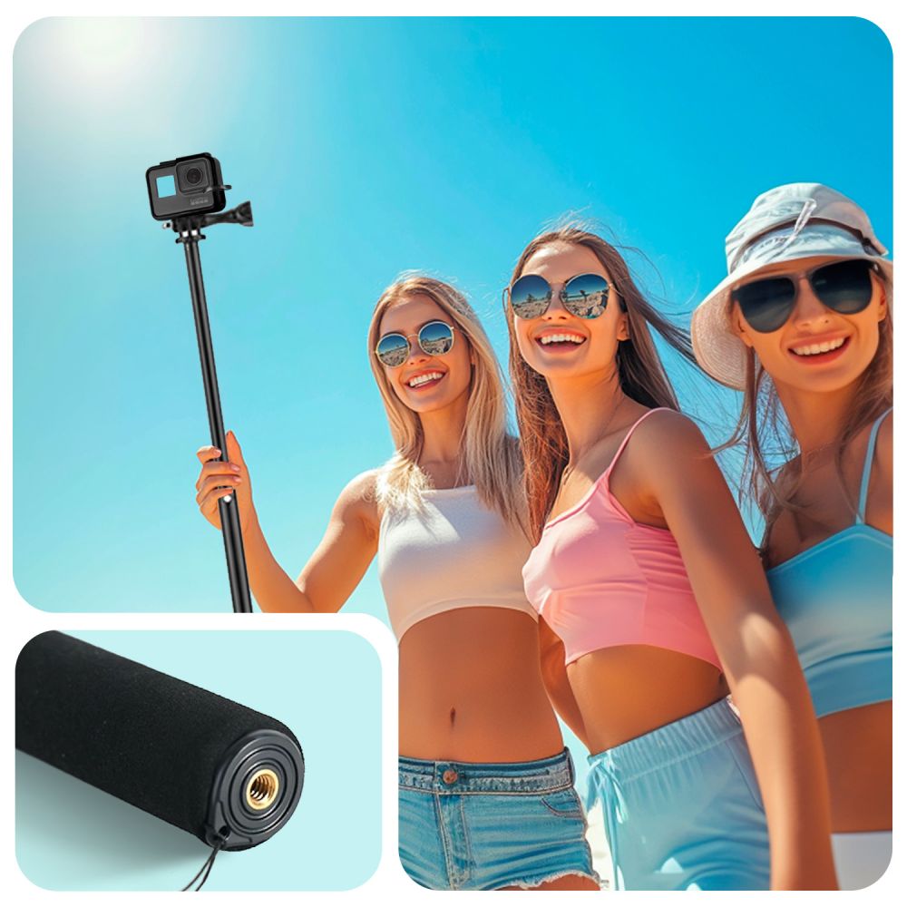Tech-Protect Tech-Protect Selfiestick För GoPro / DJI Svart