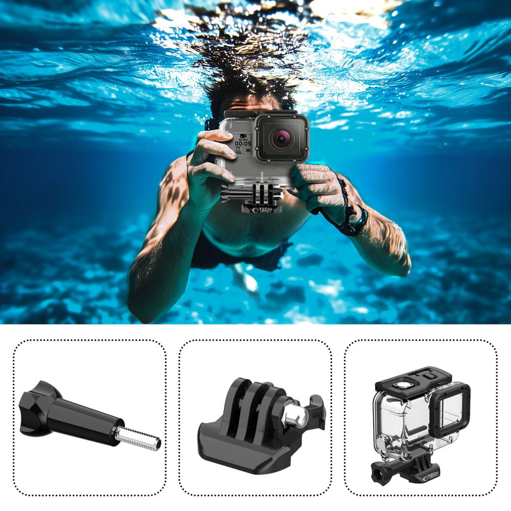 Tech-Protect Tech-Protect GoPro Hero 5/6/7 Vattentät Fodral Transparent