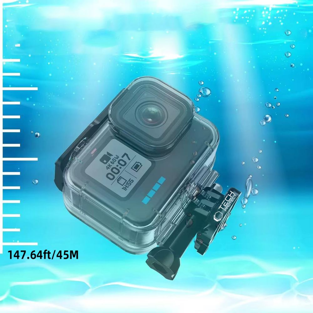 Tech-Protect Tech-Protect GoPro Hero 9-13 Vattentät Fodral Transparent