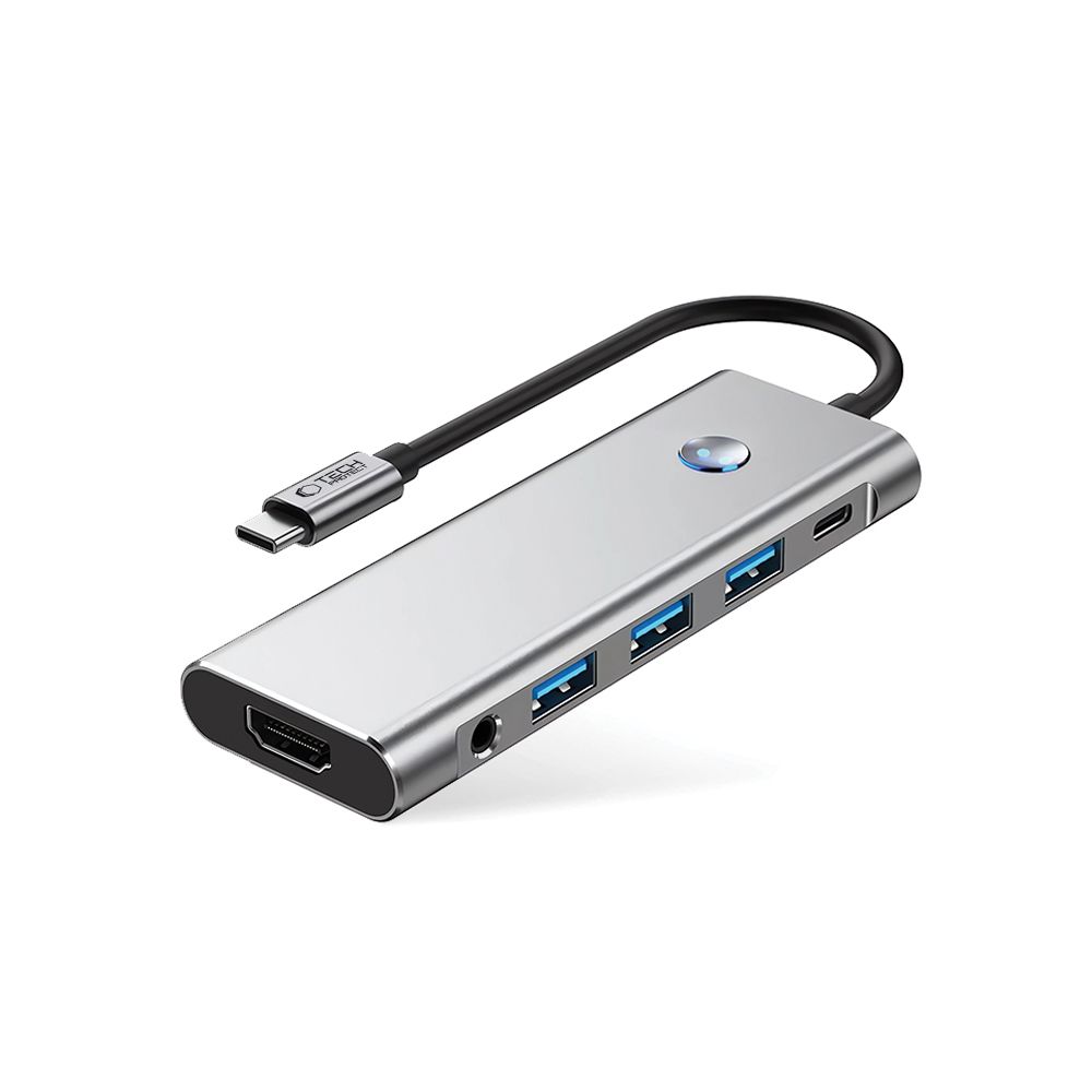 Tech-Protect Tech-Protect 9in1 USB-C Hub - USB-C/USB-A/HDMI/SD/TF/AV3.5