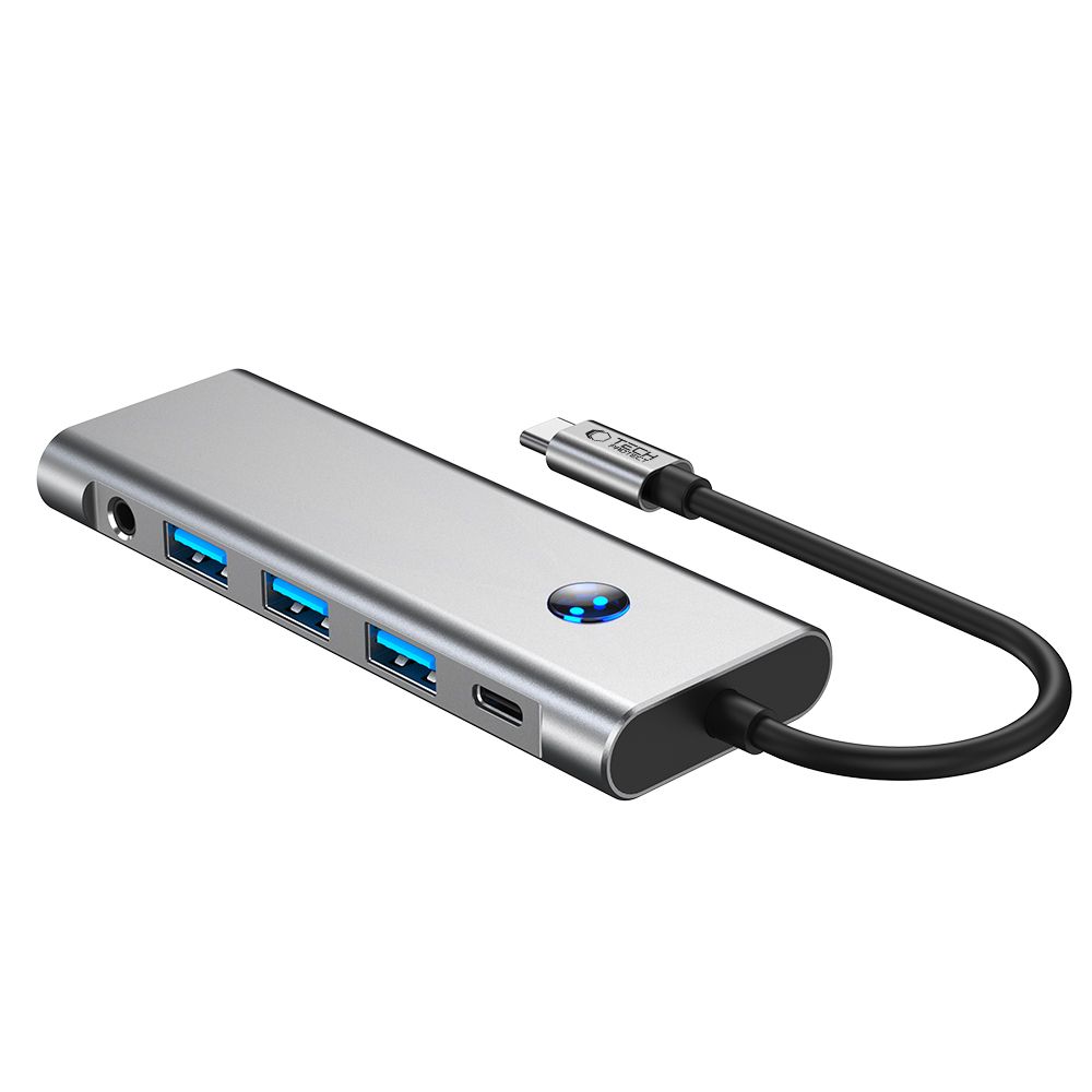 Tech-Protect Tech-Protect 9in1 USB-C Hub - USB-C/USB-A/HDMI/SD/TF/AV3.5