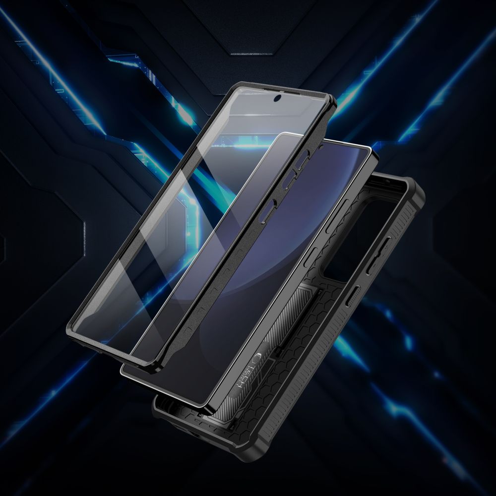 Tech-Protect Tech-Protect Samsung Galaxy S25 Ultra Skal Kevlar Cam+ Svart