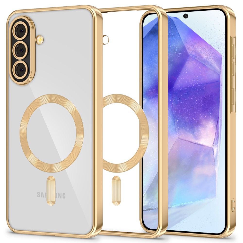 Tech-Protect Tech-Protect Galaxy A56 5G Skal MagSafe MagFlex Shiny Gold