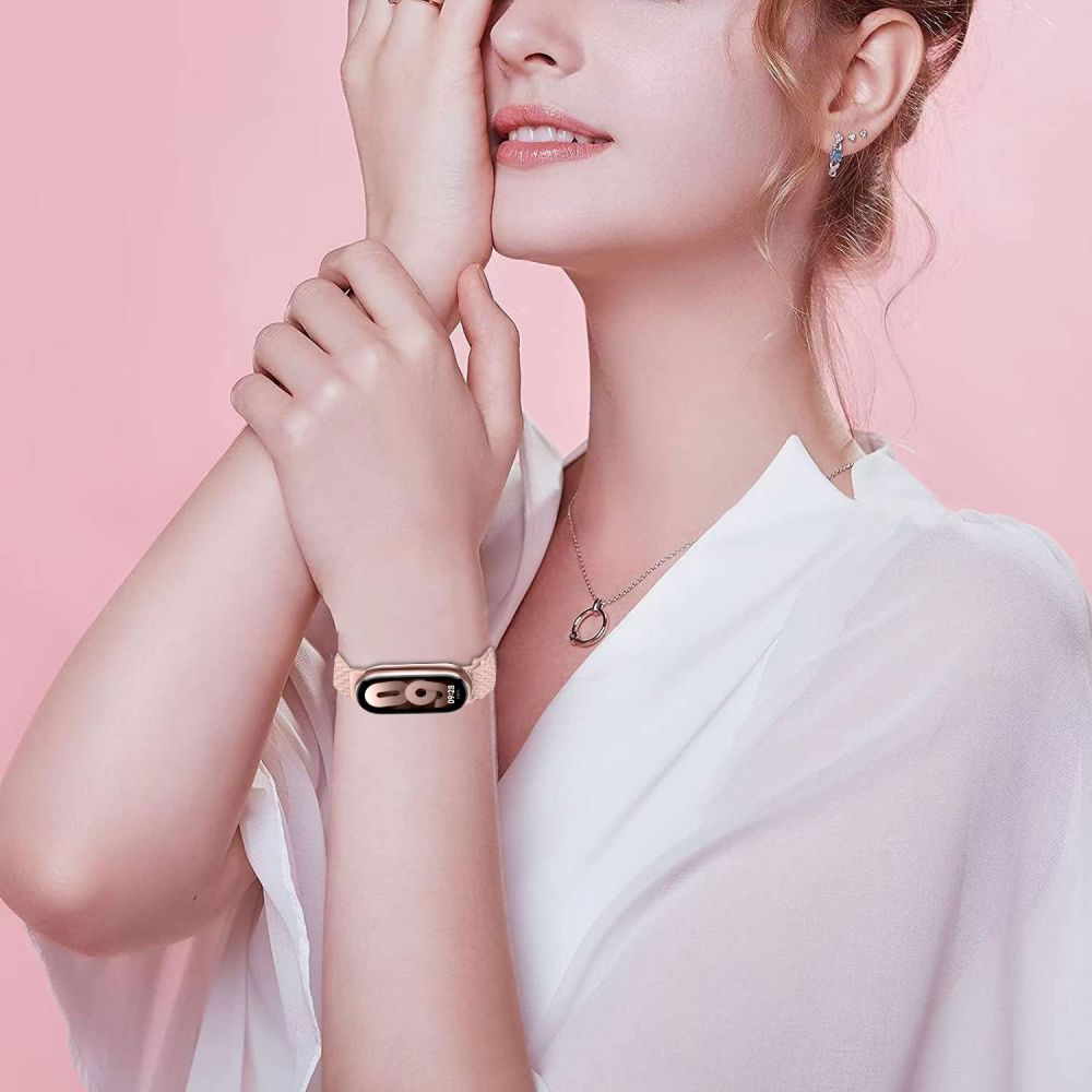 Tech-Protect Tech-Protect Xiaomi Smart Band 10/9/8 Armband NylonMag Svart