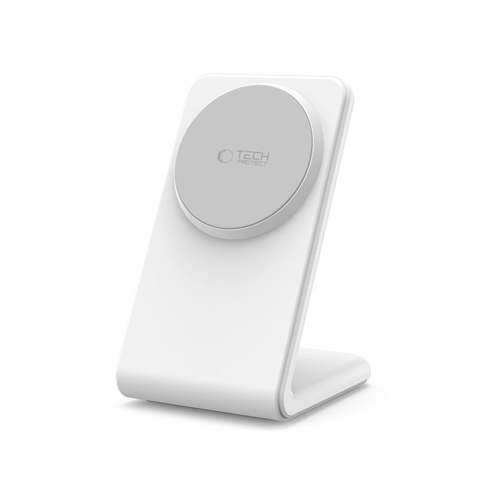 Tech-Protect Tech-Protect 15W Qi Magnetisk MagSafe Laddare Vit