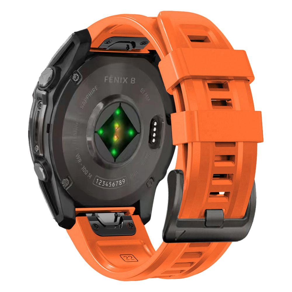 Tech-Protect Tech-Protect Garmin Fenix 20 mm Armband Silicone Orange