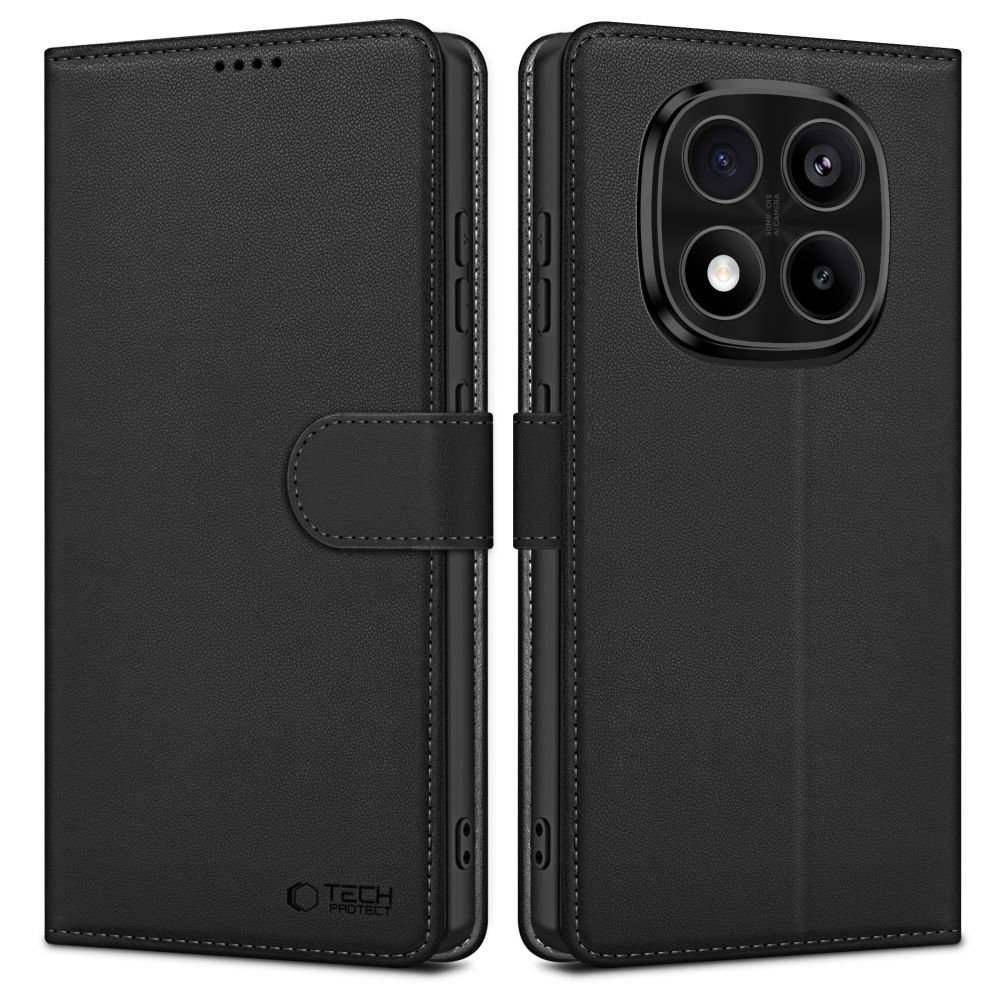 Tech-Protect Tech-Protect Redmi Note 14 Pro/Pro Plus 5G Fodral Läder Svart