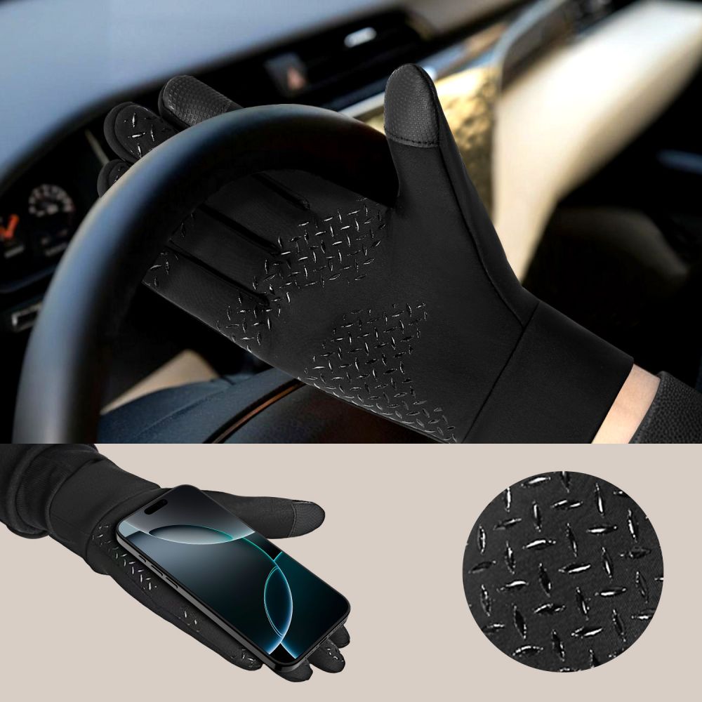 Tech-Protect Tech-Protect Handskar Med Touchfunktion Storlek L Svart