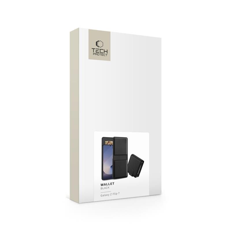 Tech-Protect Tech-Protect Galaxy Z Flip 7 Fodral Läder Svart