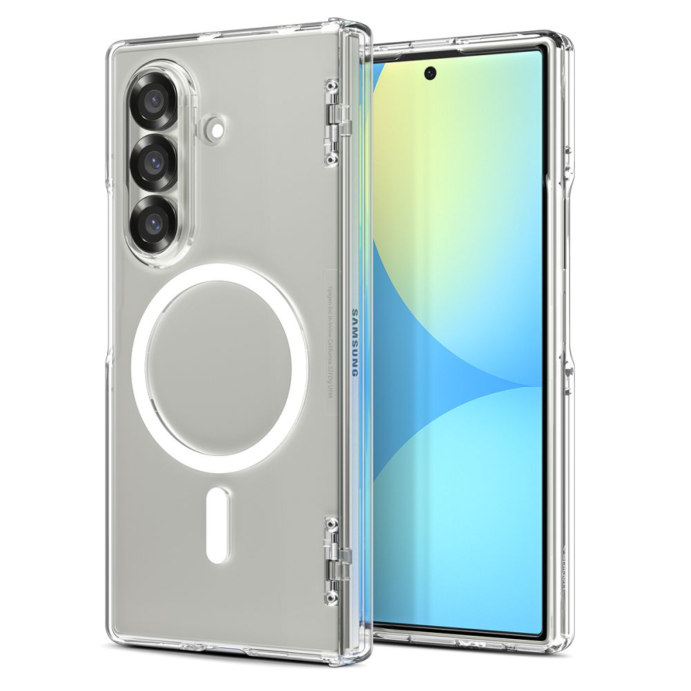 Spigen Spigen Galaxy Z Fold 7 Skal MagSafe Ultra Hybrid Pro Clear/White