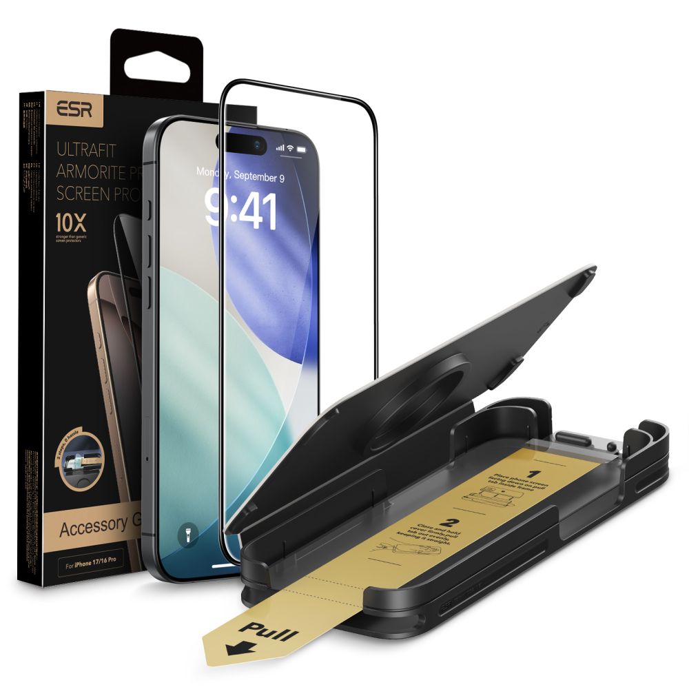 ESR ESR iPhone 17 Pro Max UltraFit Armorite Pro Skärmskydd Härdat Glas