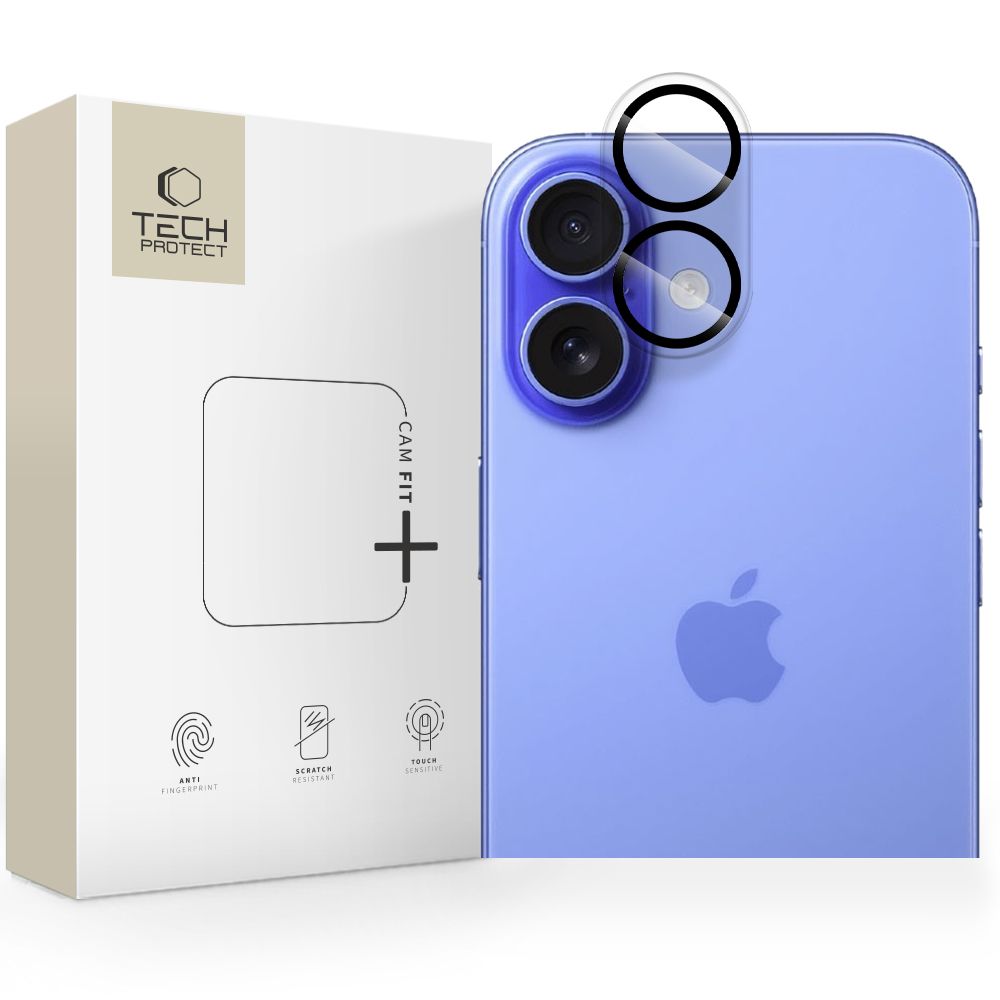 Tech-Protect Tech-Protect iPhone 17 Linsskydd CamFit+ Transparent