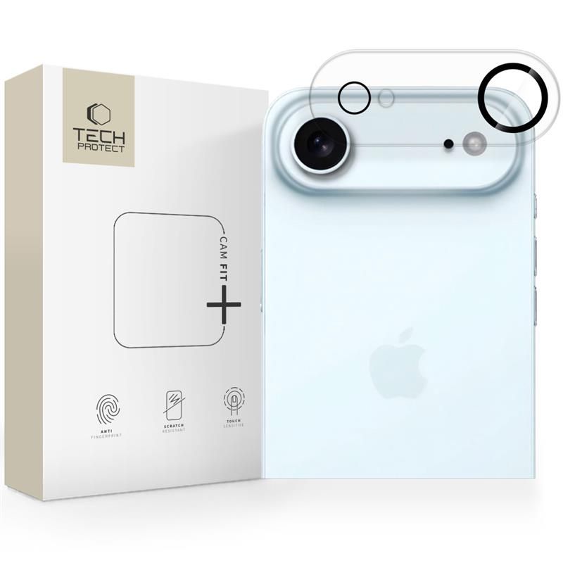 Tech-Protect Tech-Protect iPhone Air Linsskydd CamFit+ Transparent