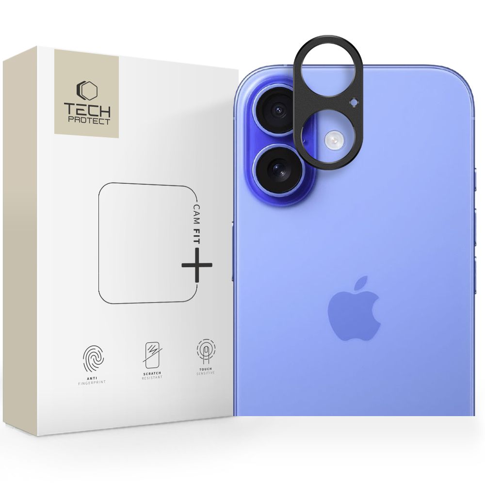 Tech-Protect Tech-Protect iPhone 17 Linsskydd CamAlloy Fit+ Svart