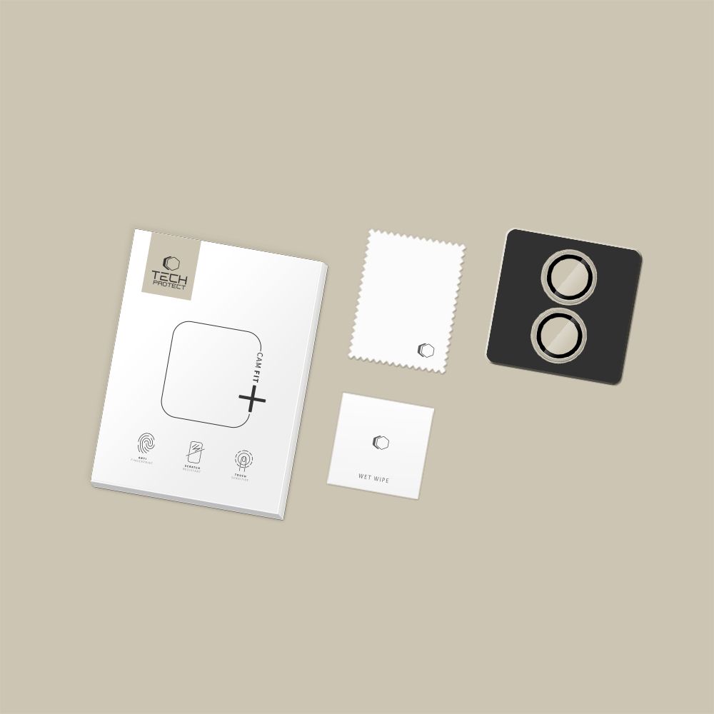 Tech-Protect Tech-Protect iPhone 17 Linsskydd CamRing Fit+ Transparent