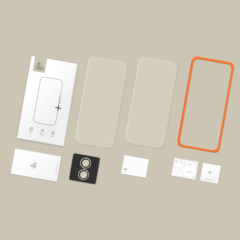 Tech-Protect Tech-Protect iPhone 17 3-PACK Skärmskydd/Linsskydd