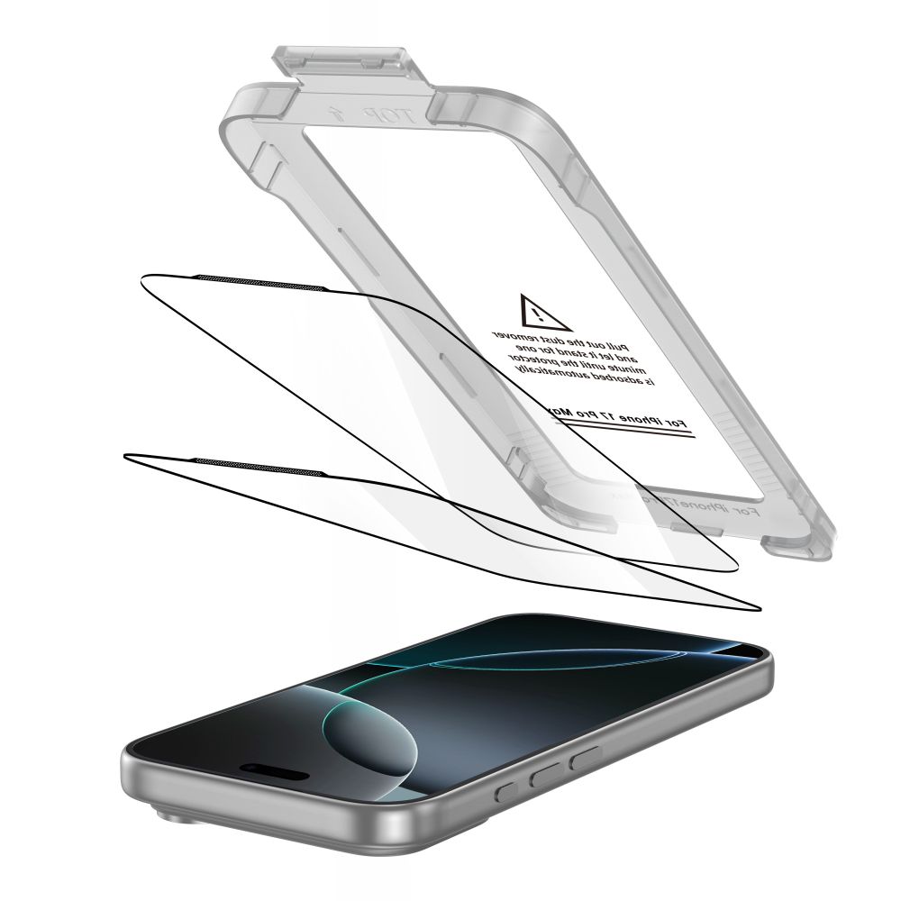 Tech-Protect Tech-Protect iPhone 17 Pro Max 2-PACK Skärmskydd Quick Set+