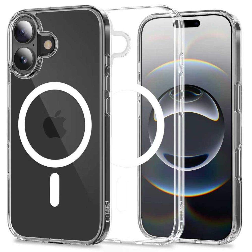 Tech-Protect Tech-Protect iPhone 17 Skal MagSafe FlexAir Hybrid Transparent