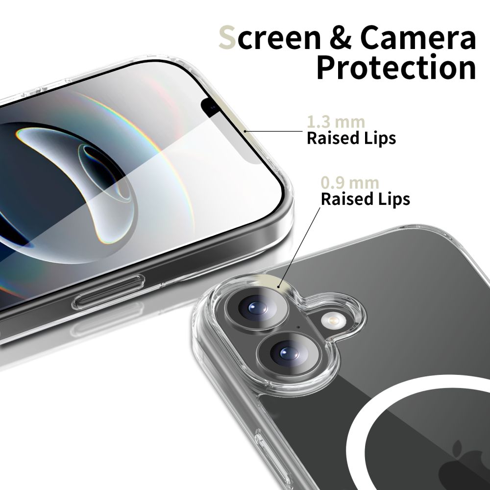 Tech-Protect Tech-Protect iPhone 17 Skal MagSafe FlexAir Hybrid Transparent