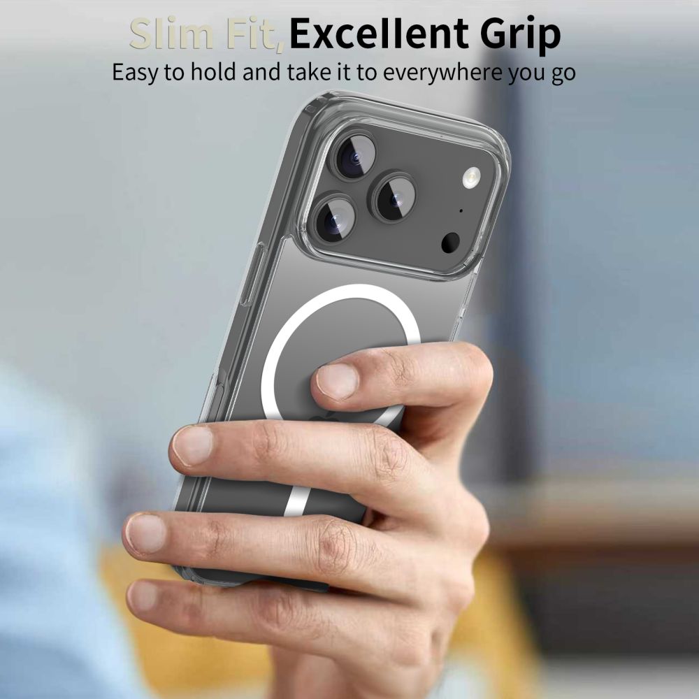 Tech-Protect Tech-Protect iPhone 17 Pro Max Skal MagSafe FlexAir Hybrid Transparent