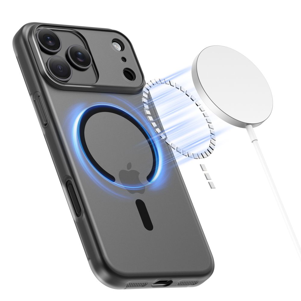 Tech-Protect Tech-Protect iPhone 17 Pro Skal MagSafe MagSlim Matt Svart