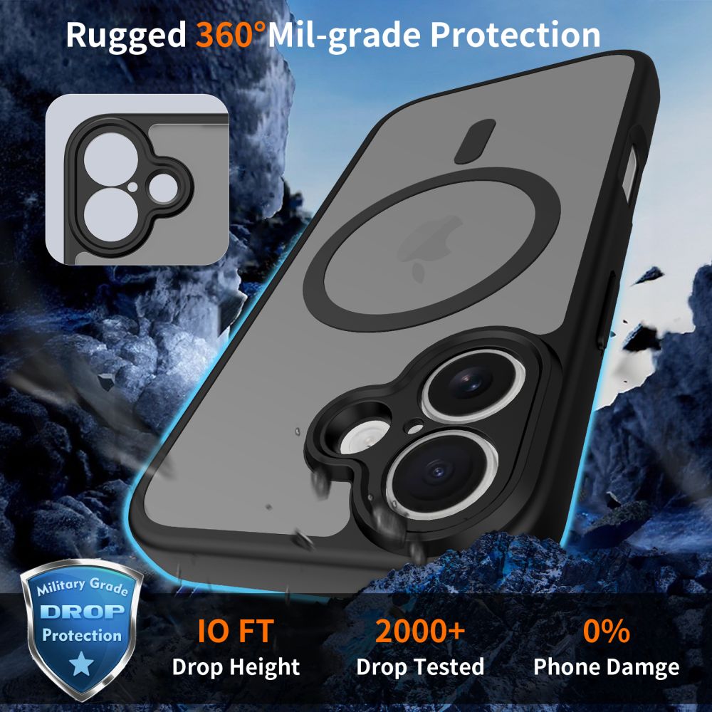 Tech-Protect Tech-Protect iPhone 17 Skal MagSafe BasicMag Matt Svart