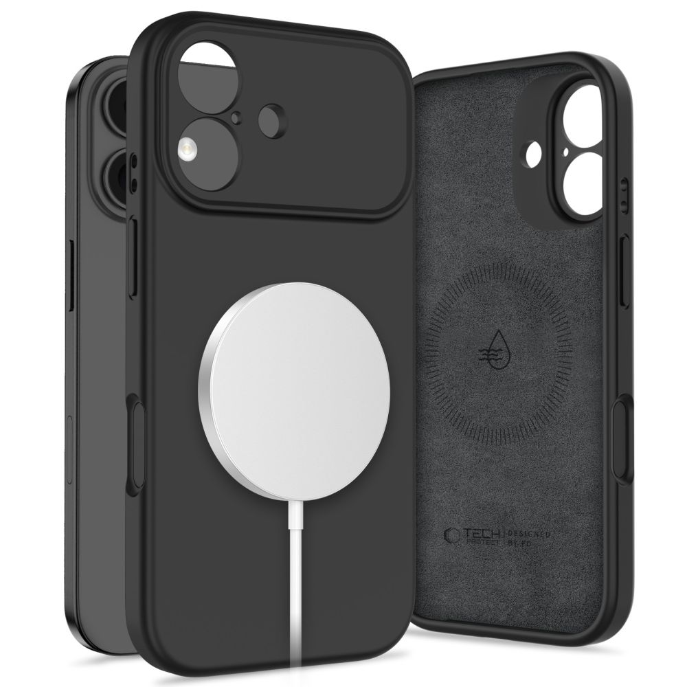 Tech-Protect Tech-Protect iPhone 17 Skal MagSafe Silicone Svart