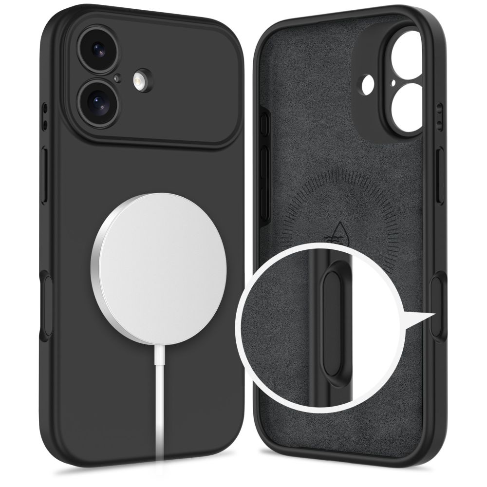Tech-Protect Tech-Protect iPhone 17 Skal MagSafe Silicone Svart