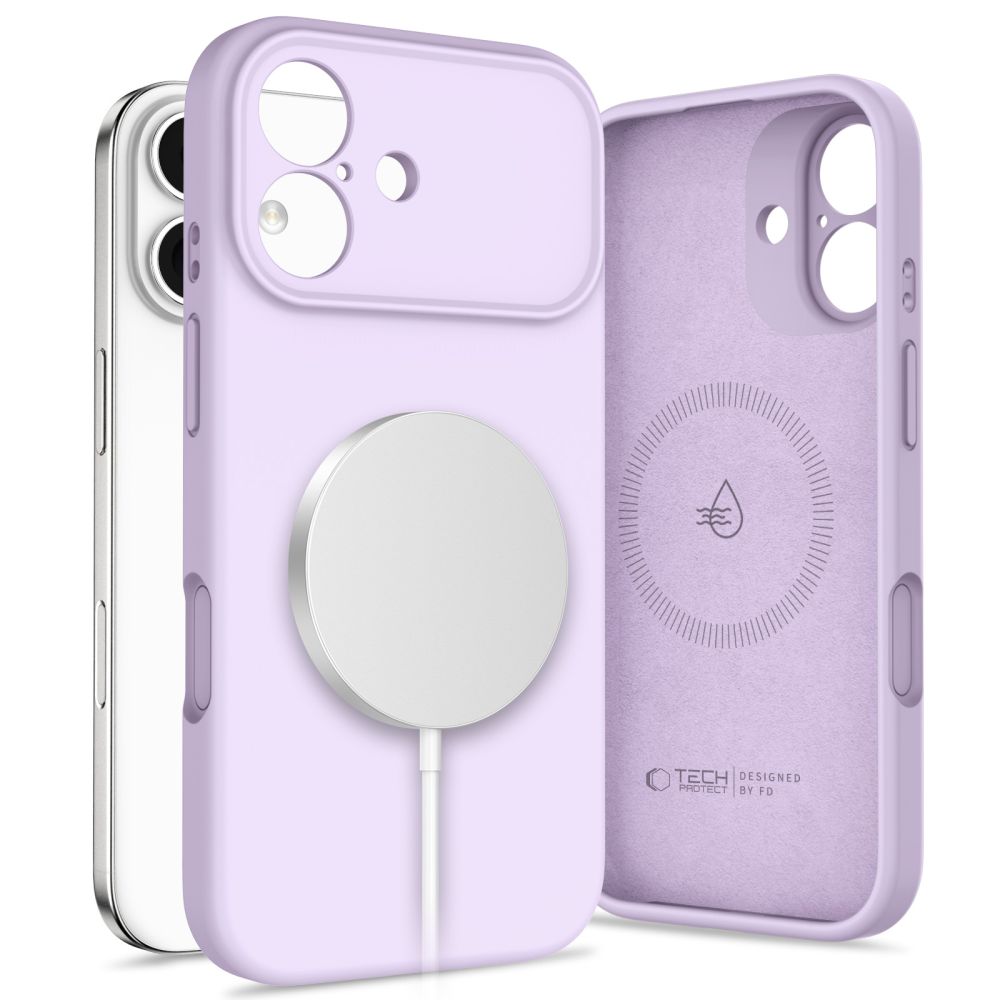 Tech-Protect Tech-Protect iPhone 17 Skal MagSafe Silicone Mauve