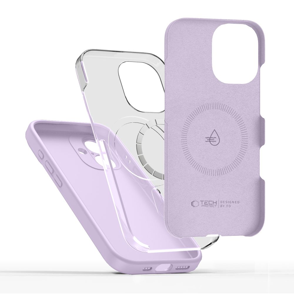 Tech-Protect Tech-Protect iPhone 17 Skal MagSafe Silicone Mauve