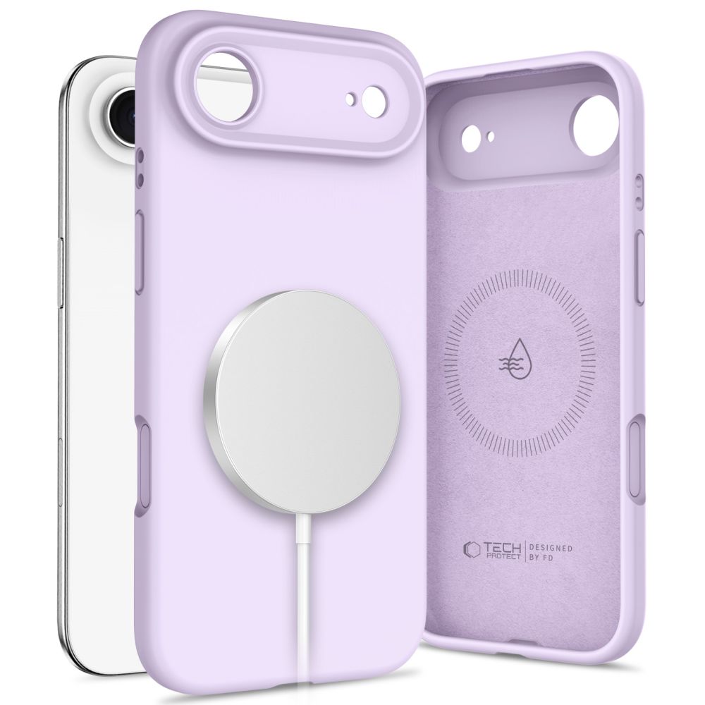 Tech-Protect Tech-Protect iPhone Air Skal MagSafe Silicone Mauve