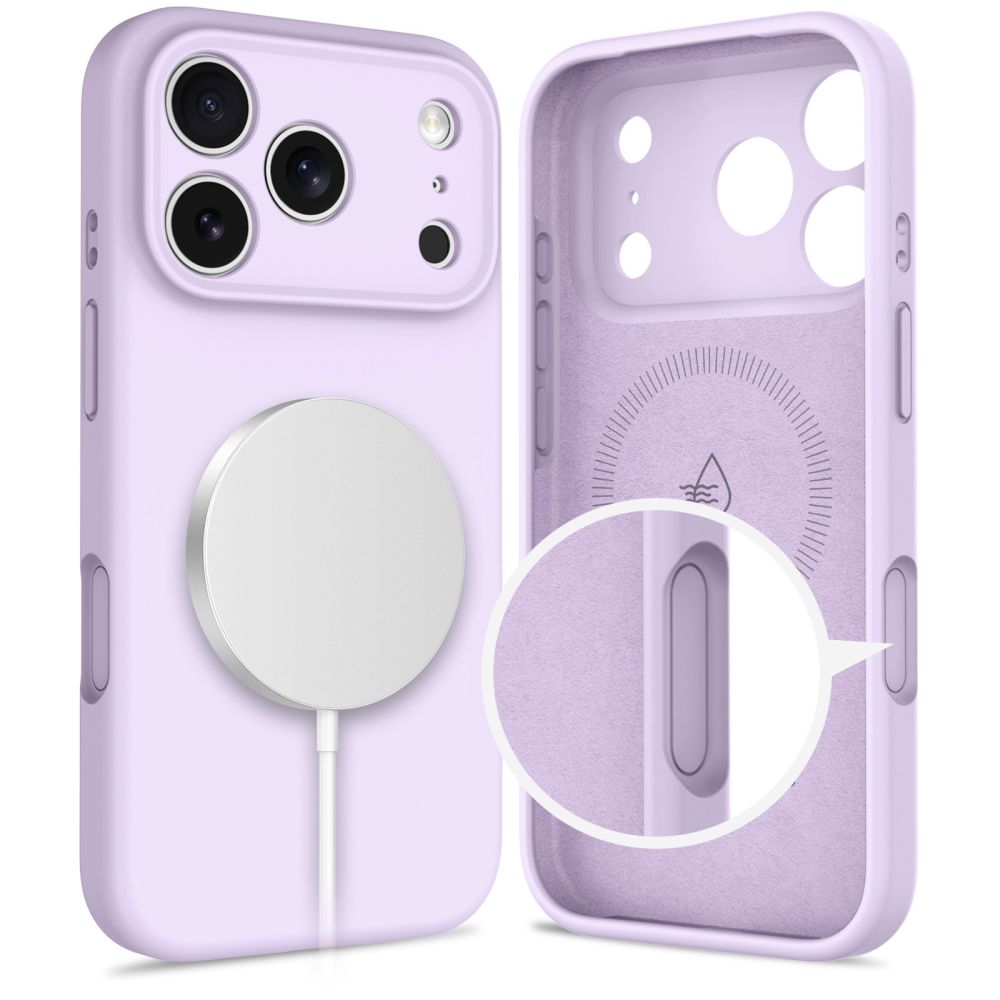 Tech-Protect Tech-Protect iPhone 17 Pro Skal MagSafe Silicone Mauve