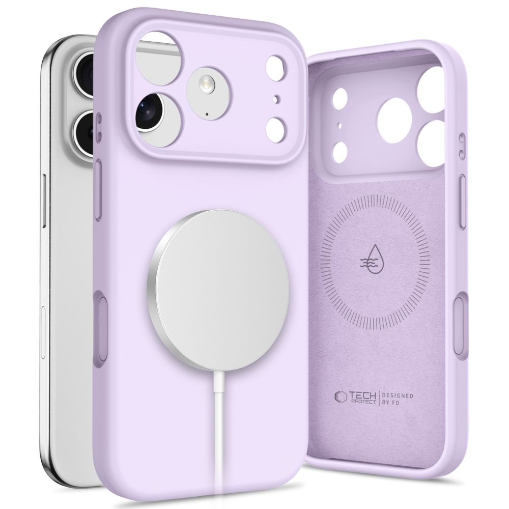 Tech-Protect Tech-Protect iPhone 17 Pro Max Skal MagSafe Silicone Mauve