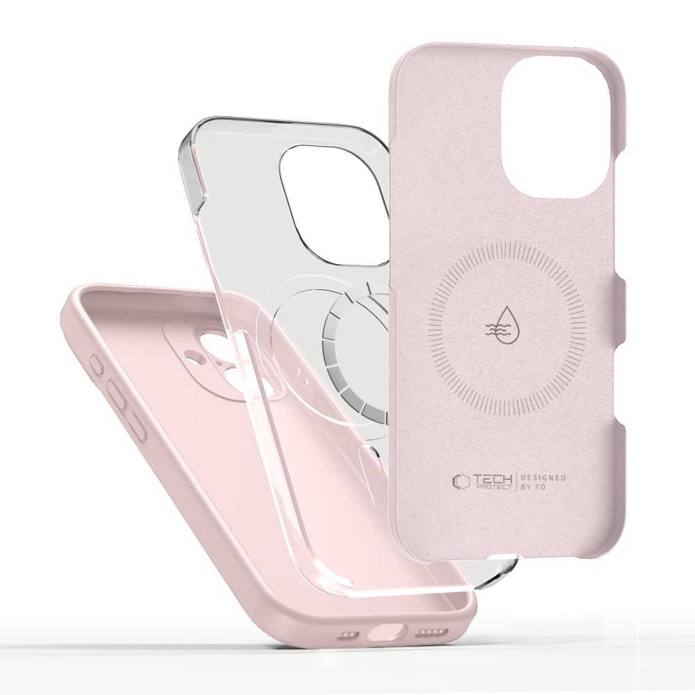 Tech-Protect Tech-Protect iPhone 17 Skal MagSafe Silicone Pink Pearl
