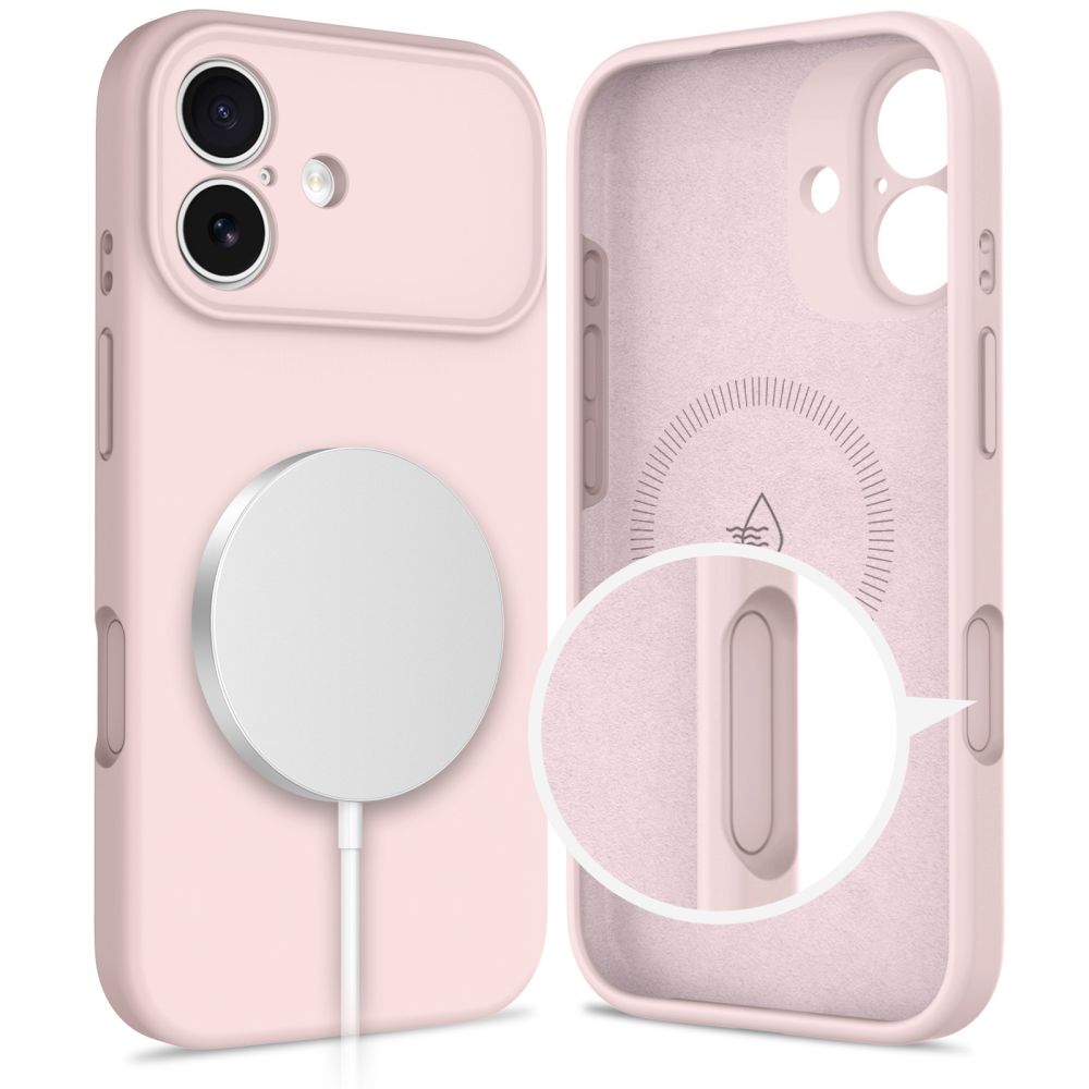 Tech-Protect Tech-Protect iPhone 17 Skal MagSafe Silicone Pink Pearl