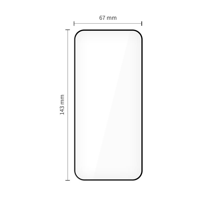 Tech-Protect Tech-Protect iPhone 12 / 12 Pro 2-PACK Skärmskydd Quick Set+ Svart