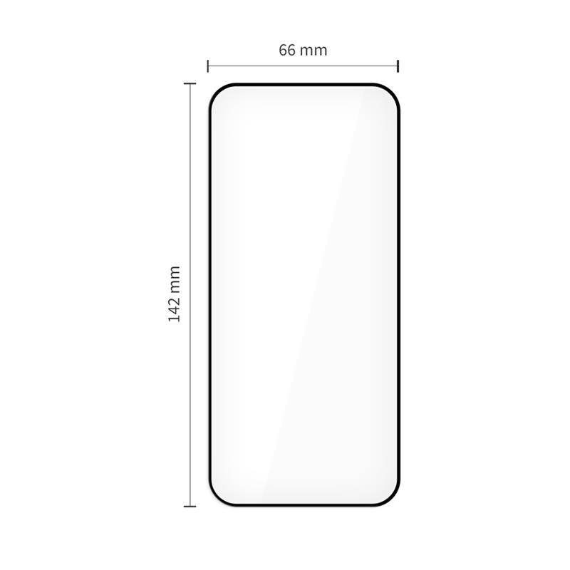 Tech-Protect Tech-Protect iPhone 15 Pro 2-PACK Skärmskydd Quick Set+ Svart