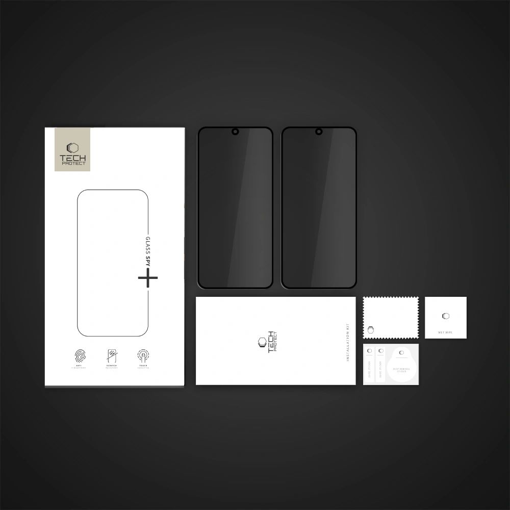 Tech-Protect Tech-Protect Galaxy S25 Edge 2-PACK Skärmskydd GlassSpy+ Privacy