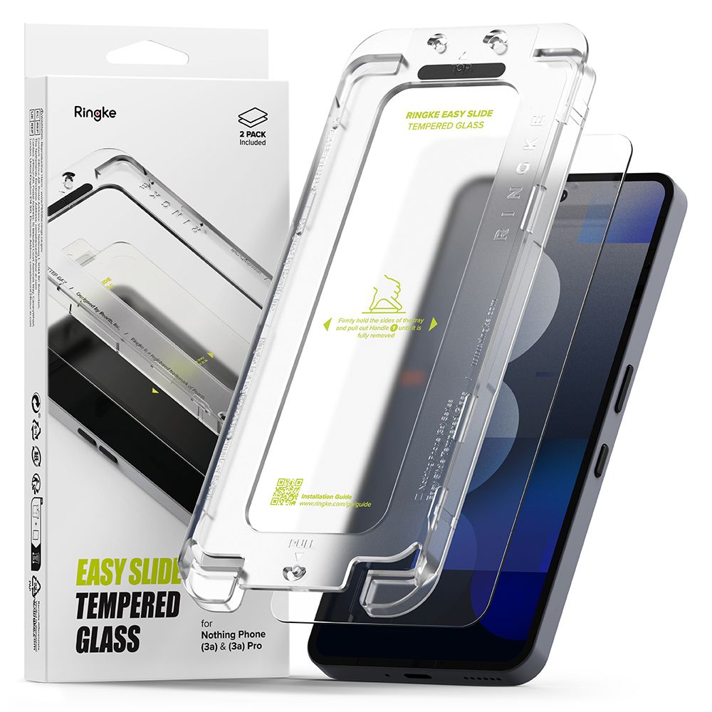 Ringke Ringke Nothing Phone 3a/3a Pro 2-PACK Easy Slide Skärmskydd