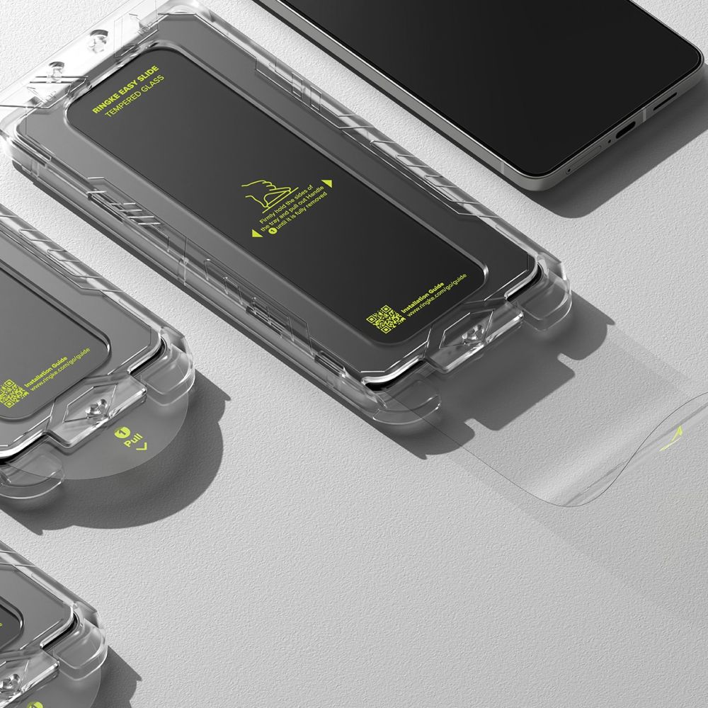 Ringke Ringke Galaxy S25 Edge 2-PACK Easy Slide Skärmskydd Härdat Glas
