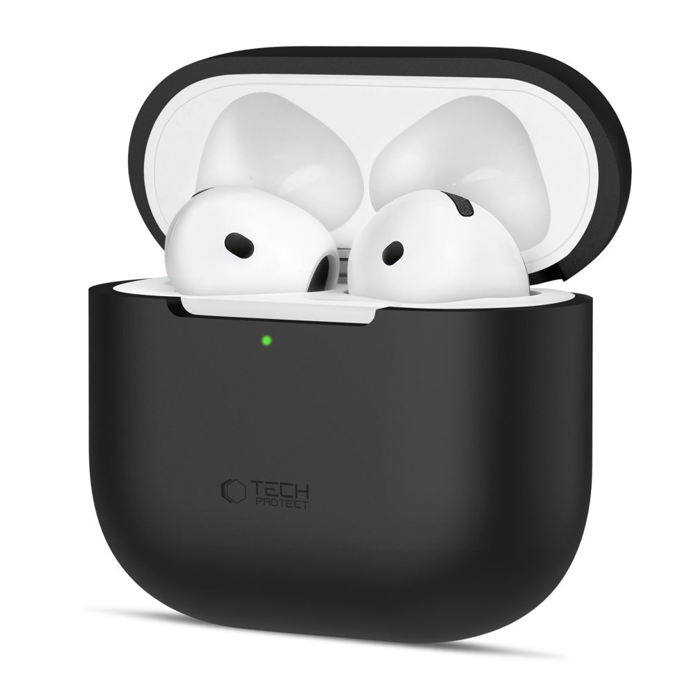 Tech-Protect Tech-Protect AirPods 4 Skal Silikon Svart