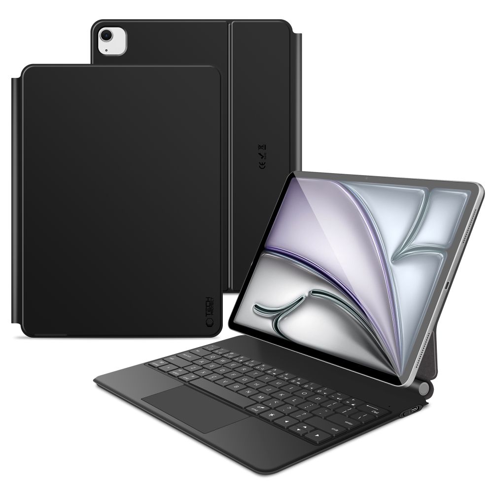 Tech-Protect T-P iPad Air 13 2026-2024/Pro 12.9 2022-2020 Fodral SC Tangentbord