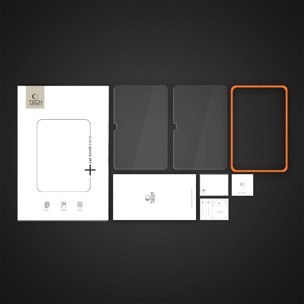 Tech-Protect Tech-Protect iPad 11 2025/10.9 2022 2-PACK Skärmskydd EasySet+