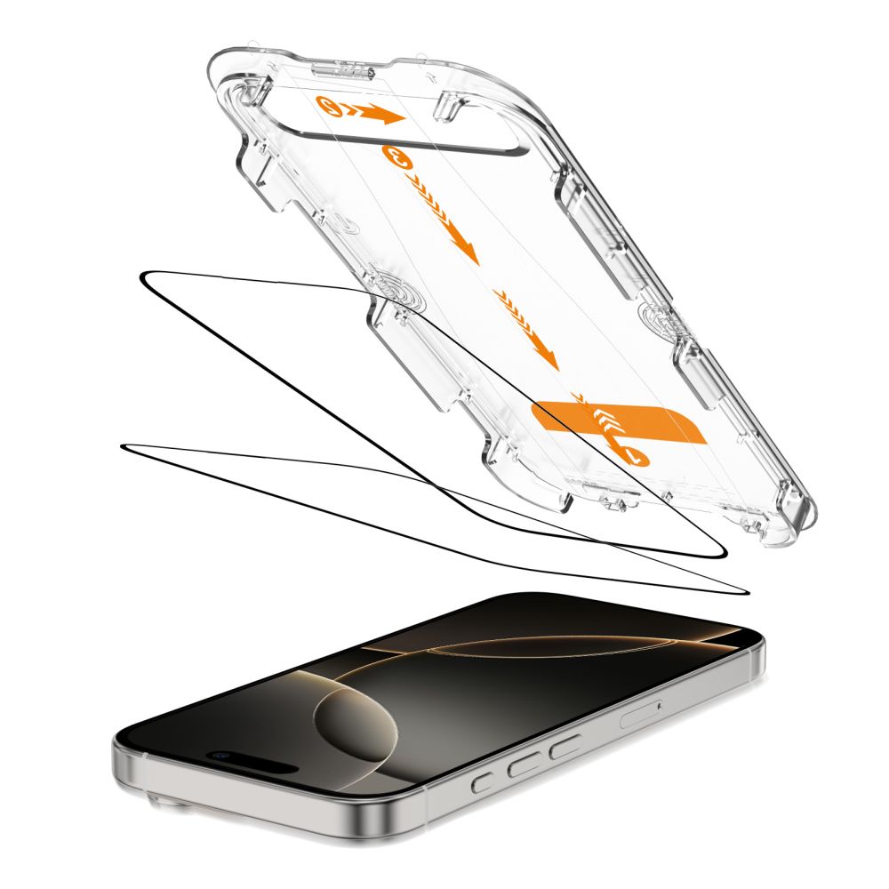 Tech-Protect Tech-Protect iPhone 16 Pro 2-PACK Skärmskydd QuickSet+ Härdat Glas